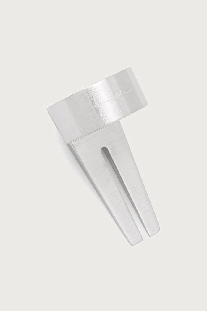 Rick Owens DRKSHDW Open Trunk δαχτυλίδι ορείχαλκο γυναικείο RJ0000022.MMT ασημί AW26