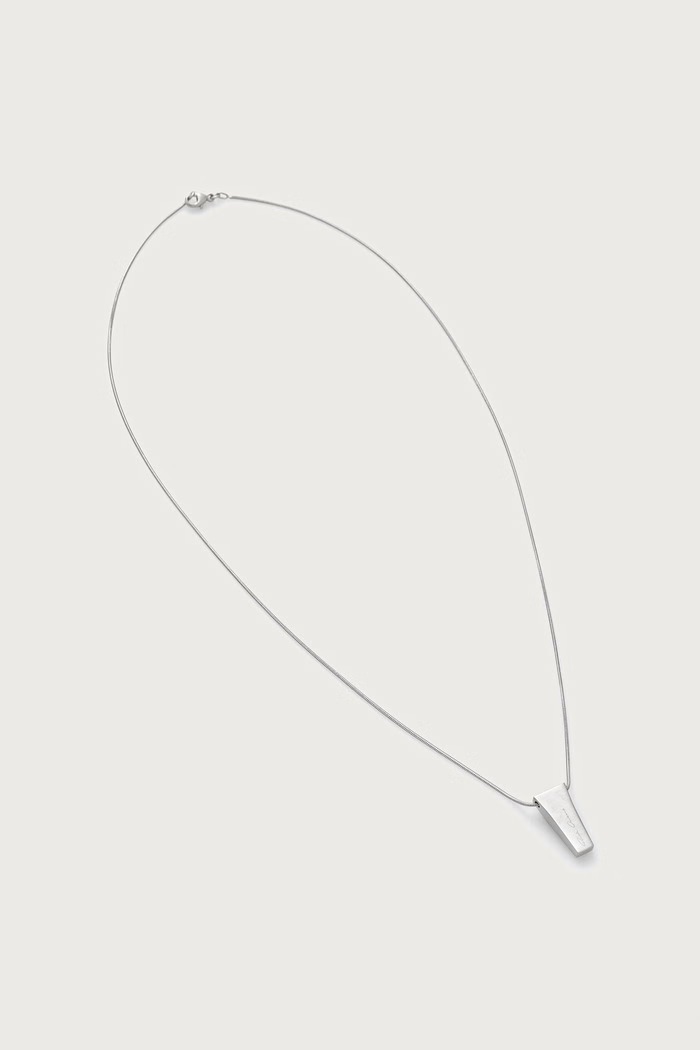 Rick Owens DRKSHDW Mini Trunk necklace brass Women's silver RJ0000146.MMT