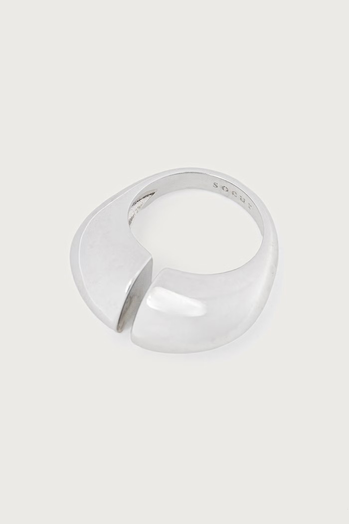 Soeur Δαχτυλίδι γυναικείο ορείχαλκο BAGUE DEMI LUNE BIJ1515BAGDEMIL ασημί AW26