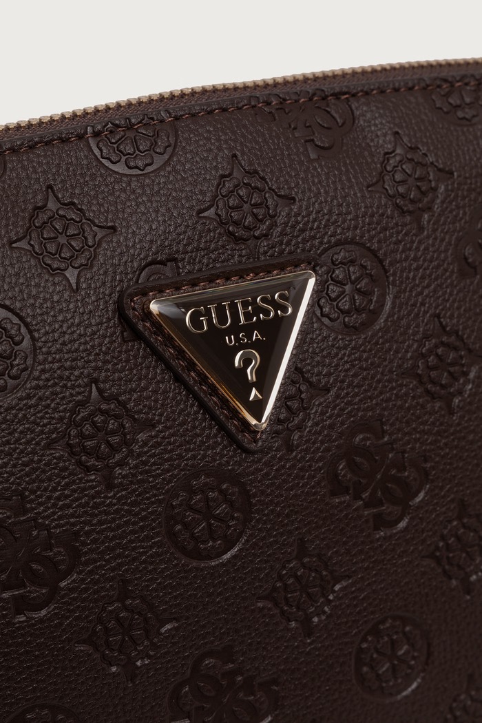 Козметична чанта дамска от имитация на кожа LENWOOD Guess TWDP21.02965 кафяв