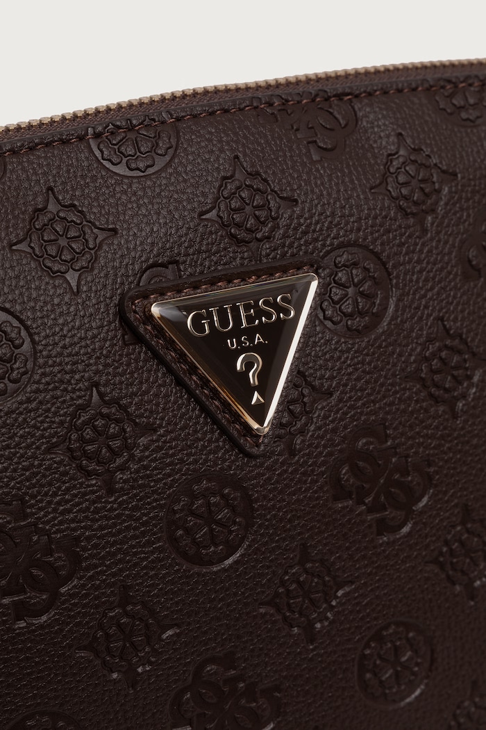 Козметична чанта дамска от имитация на кожа LENWOOD Guess TWDP21.02965 кафяв