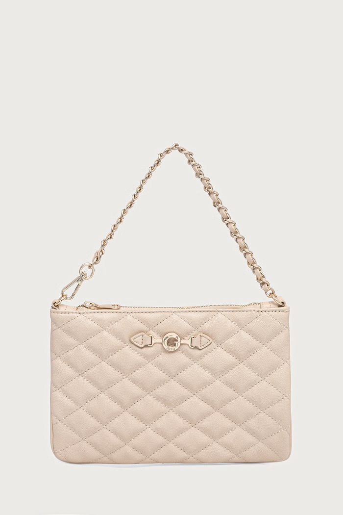 Guess Kabelka dámska z imitácie kože FRANCES béžová PW7587.P6474