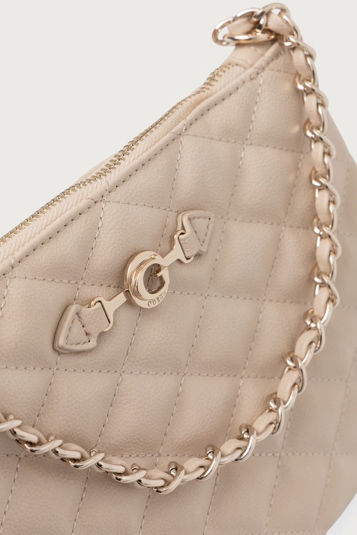 Doplnky Guess Kabelka dámska z imitácie kože FRANCES PW7587.P6474 béžová
