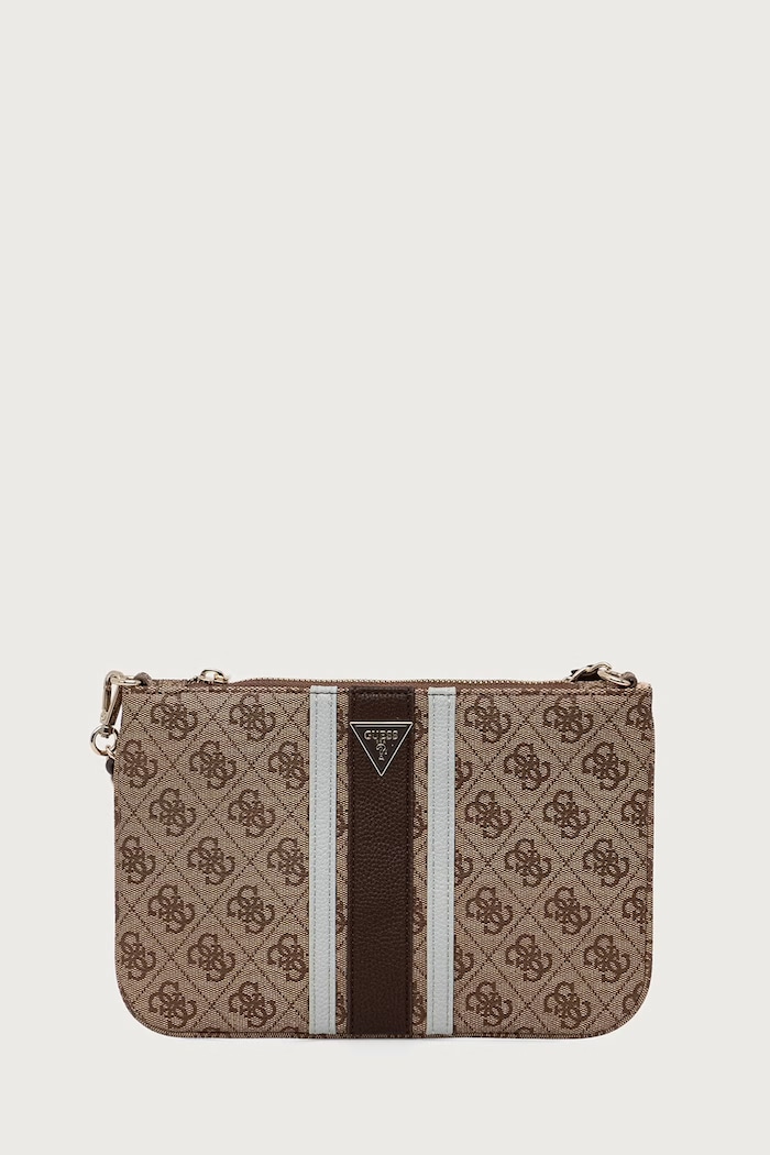 Guess Kosmetyczka damska z imitacji skóry NOELLE II beżowy PW7583.P6474