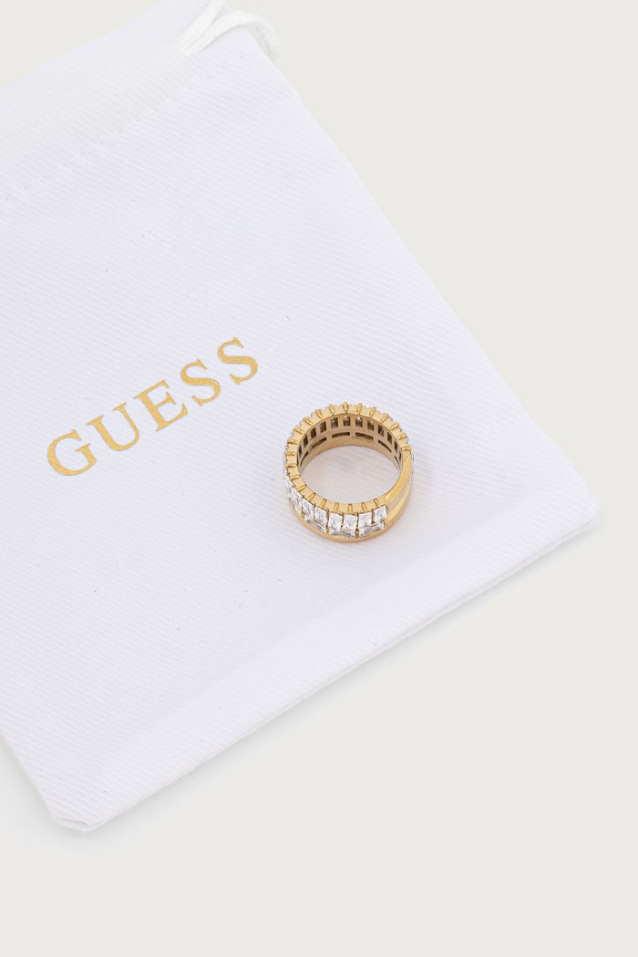 Pierścionek damski LES BAGUETTES Guess JUBR06.328JW złoty