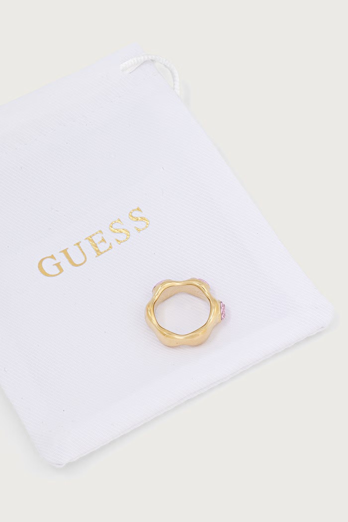 Akcesoria Guess Pierścionek damski DIVINE JUBR06.313JW złoty