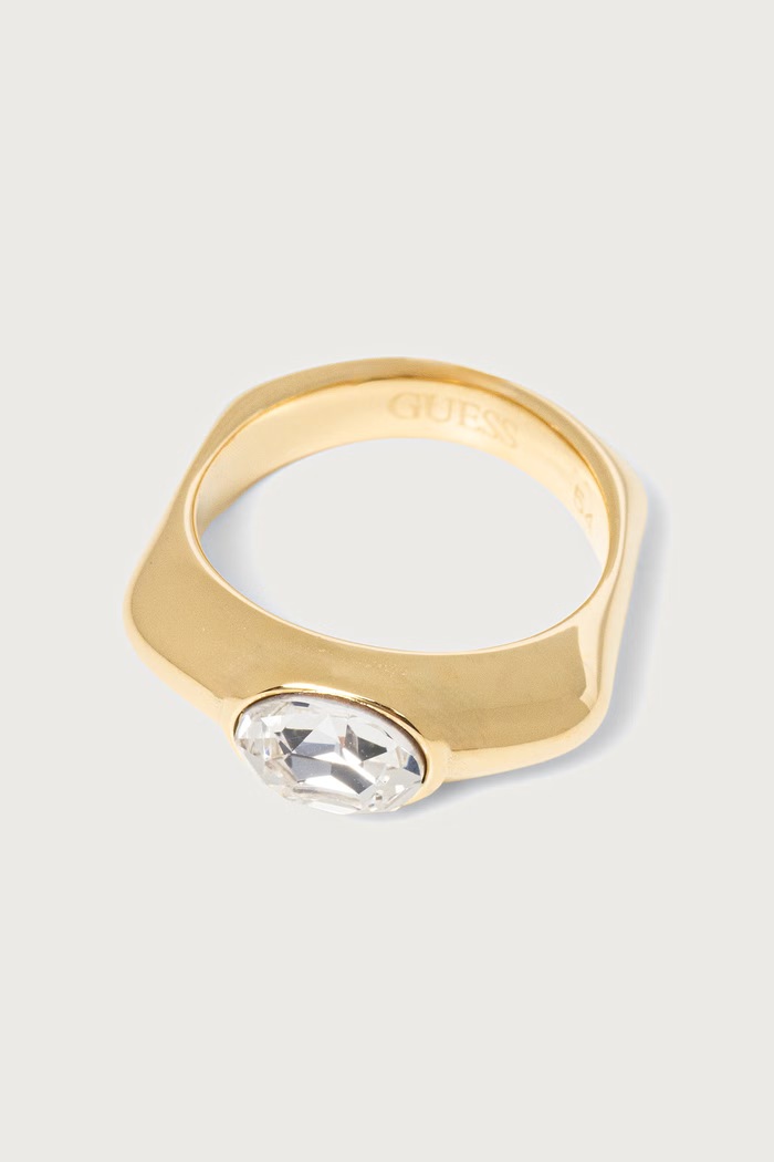 Guess Pierścionek damski DIVINE JUBR06.305JW złoty AW26