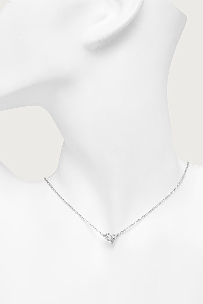 Akcesoria Guess Naszyjnik damski ze stali nierdzewnej GOLDEN LOVE JUBN06.370JW srebrny
