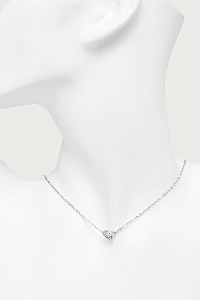 Akcesoria Guess Naszyjnik damski ze stali nierdzewnej GOLDEN LOVE JUBN06.370JW srebrny