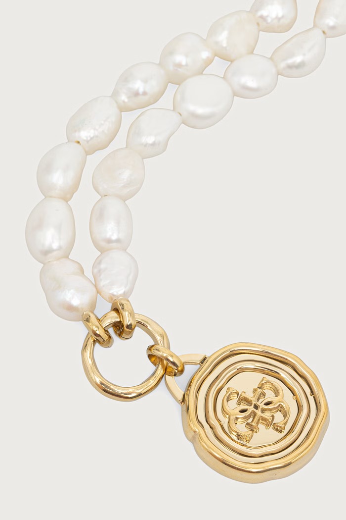 Guess Naszyjnik damski MORNING GRACE JUBN06.366JW złoty AW26