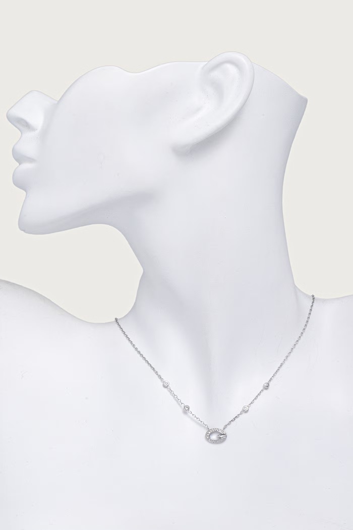 Guess Naszyjnik G CAMDEN JUBN06.336JW srebrny AW26