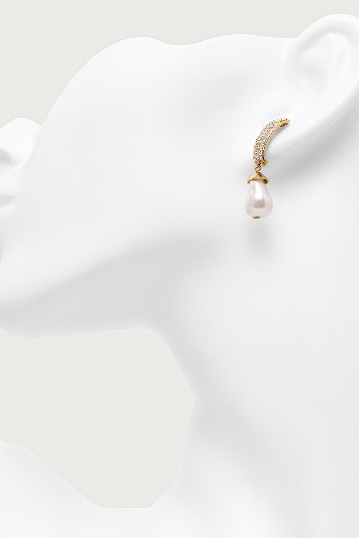 Akcesoria Guess Kolczyki damskie PEARLY JUBE06.479JW złoty