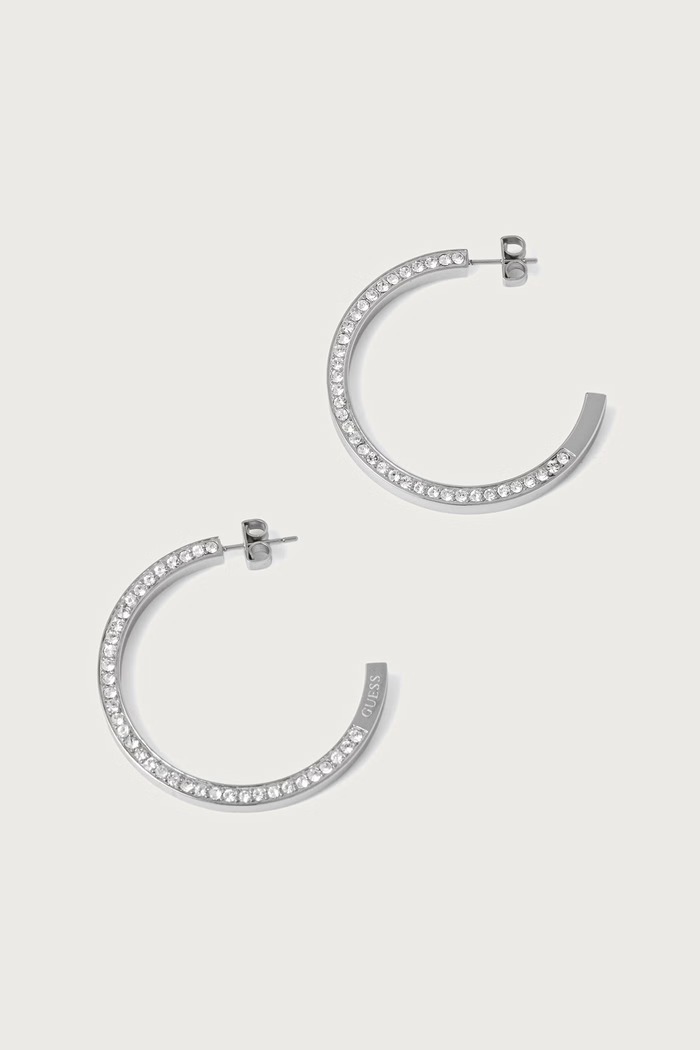 Guess Kolczyki damskie MADISON srebrny JUBE06.437JW