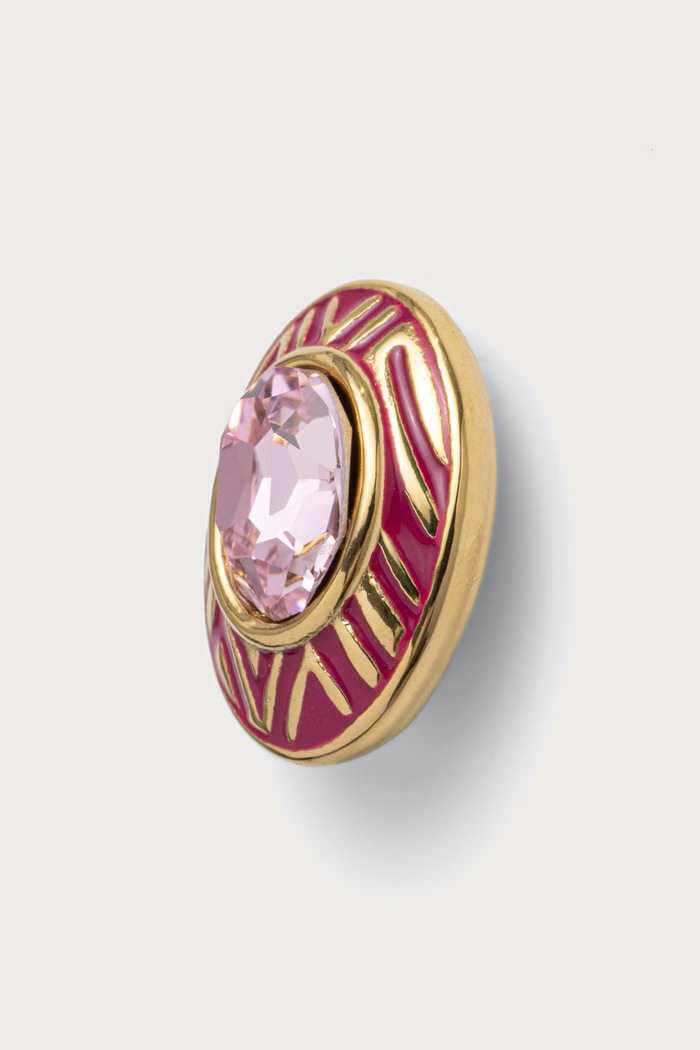 Guess Kolczyki damskie ze stali nierdzewnej SAKURA JUBE06.423JW złoty AW26