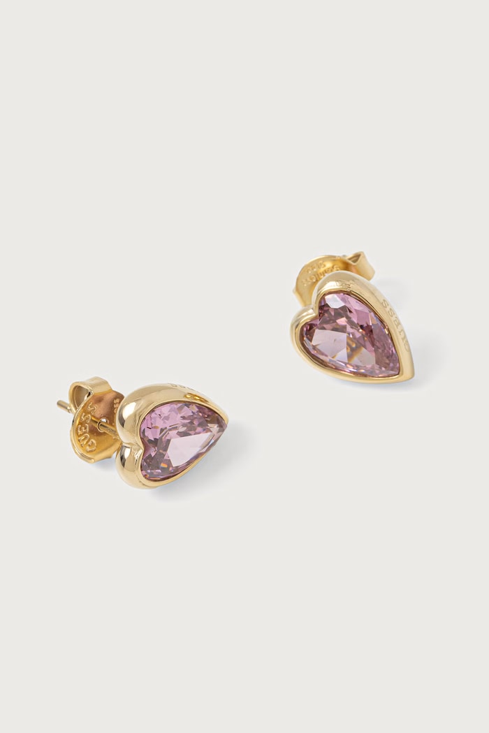 Guess Обици дамски CRYSTAL LOVE JUBE06.361JW злато AW26