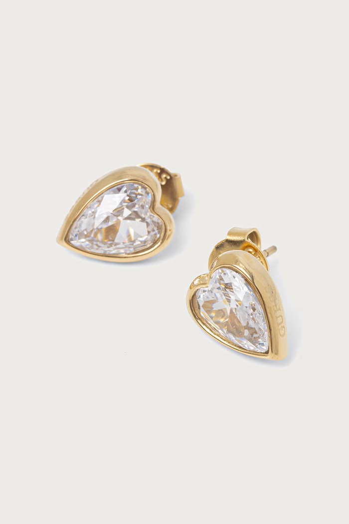 Guess Náušnice dámske CRYSTAL LOVE JUBE06.361JW zlatá AW26