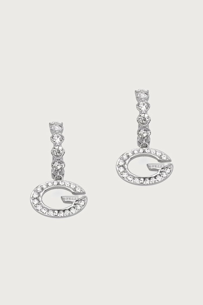 Guess Kolczyki damskie G CAMDEN srebrny JUBE06.342JW