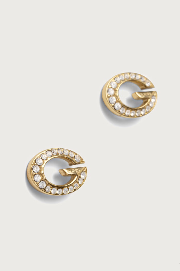 Guess Kolczyki damskie ze stali nierdzewnej G CAMDEN JUBE06.338JW złoty AW26