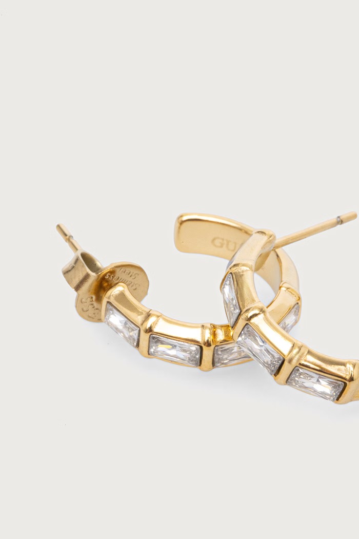 Guess Kolczyki damskie LES BAGUETTES JUBE06.332JW złoty AW26
