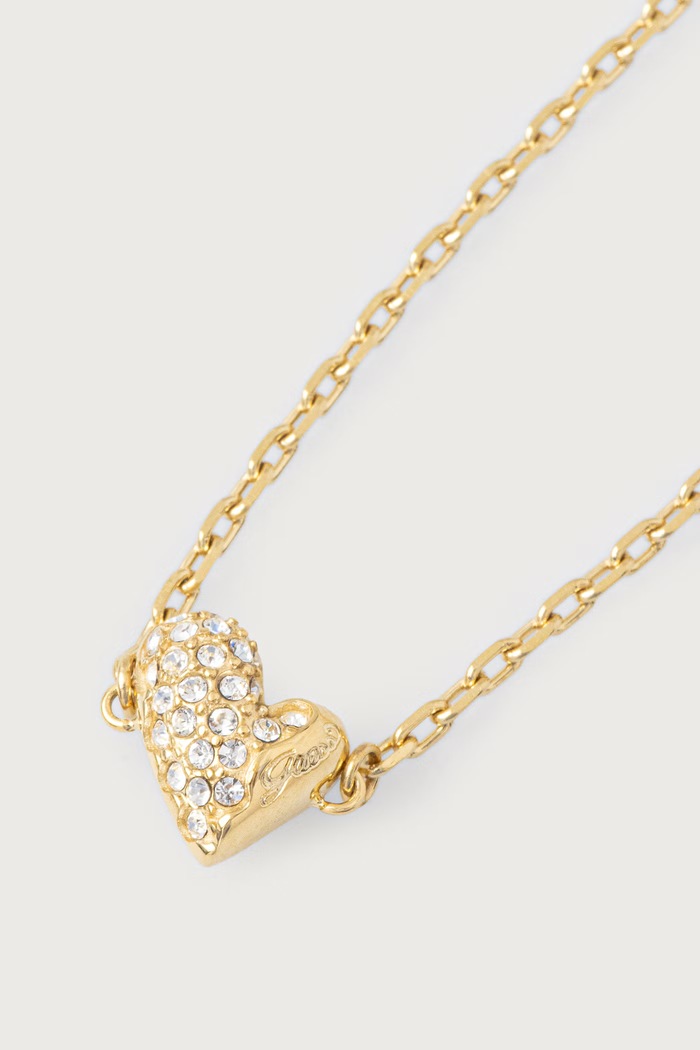 Guess Bransoletka damska ze stali nierdzewnej GOLDEN LOVE JUBB06.449JW złoty AW26