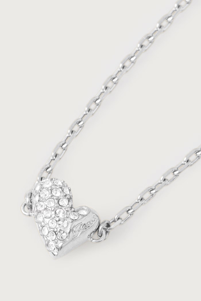 Guess Bransoletka damska ze stali nierdzewnej GOLDEN LOVE JUBB06.449JW srebrny AW26