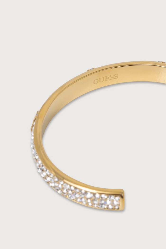 Akcesoria Guess Bransoletka damska z cyrkonią 4G SUPREME JUBB06.401JW złoty