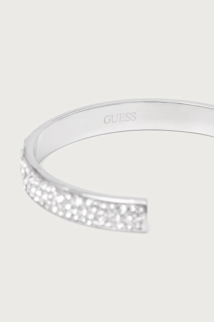 Akcesoria Guess Bransoletka damska z cyrkonią 4G SUPREME JUBB06.401JW srebrny