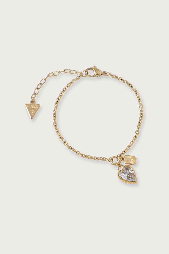 Guess Náramok dámsky CRYSTAL LOVE zlatá JUBB06.360JW
