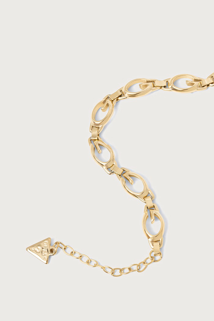 Guess Bransoletka damska ze stali nierdzewnej G CAMDEN JUBB06.344JW złoty AW26
