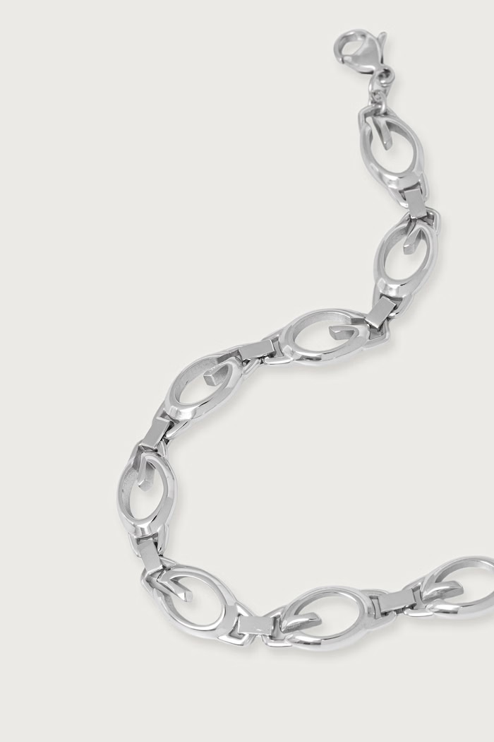 Guess Náramok dámsky z nehrdzavejúcej ocele G CAMDEN JUBB06.344JW strieborná AW26