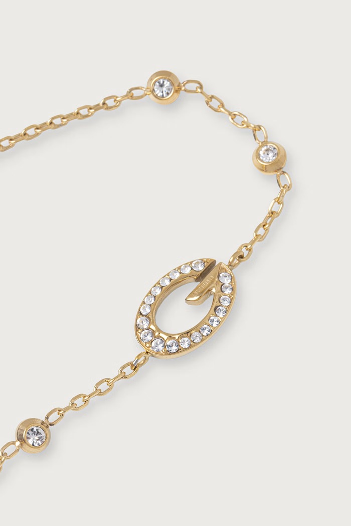 Guess Náramok dámsky z nehrdzavejúcej ocele G CAMDEN JUBB06.337JW zlatá AW26