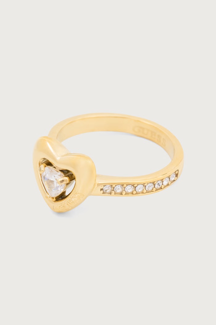 Guess Pierścionek damski BELOVED JUBR06.018JW złoty AW26