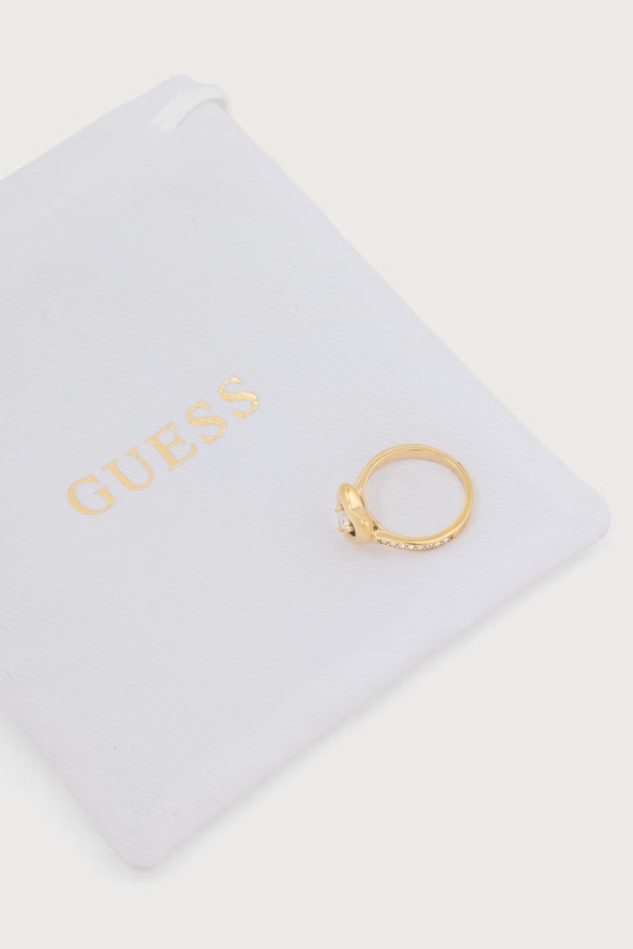 Akcesoria Guess Pierścionek damski BELOVED JUBR06.018JW złoty