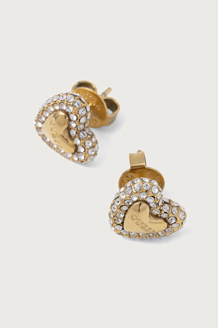 Guess Kolczyki ze stali nierdzewnej BELOVED JUBE06.096JW złoty AW26
