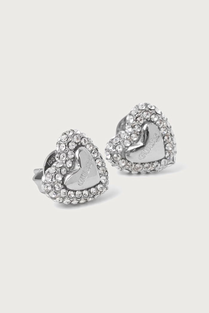 Guess Обици от неръждаема стомана BELOVED JUBE06.096JW сребърен AW26
