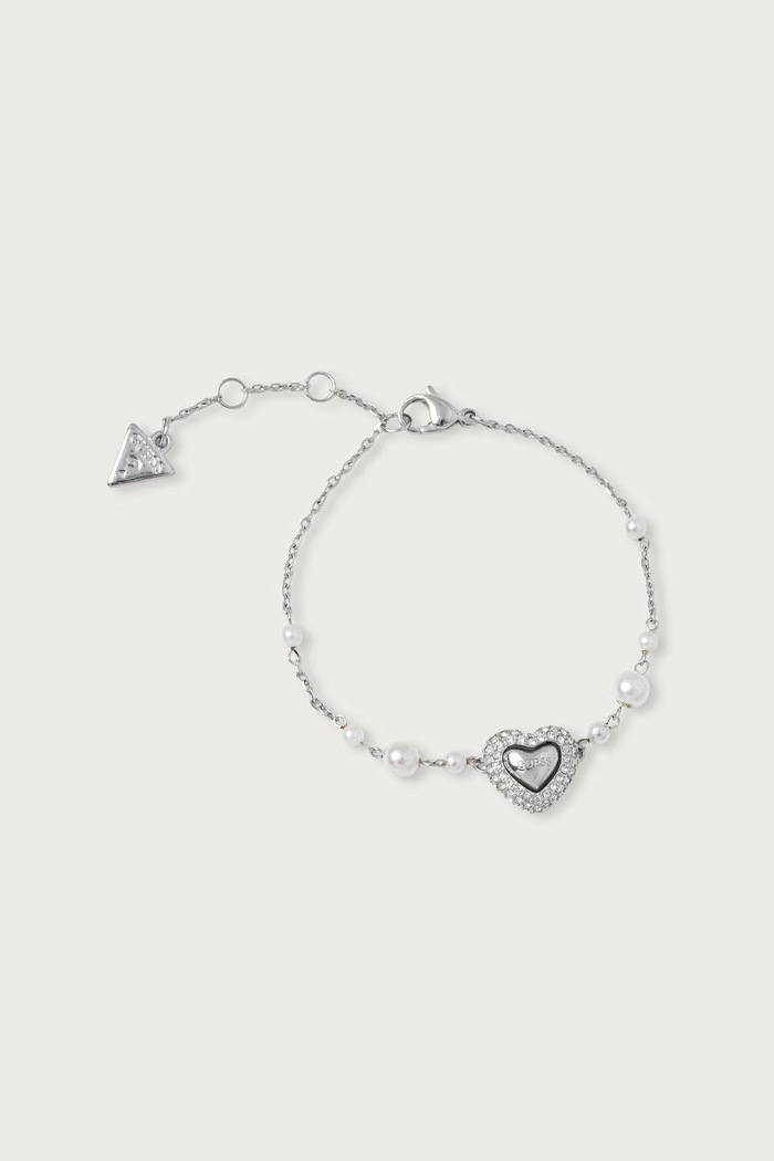 Guess Náramok z nehrdzavejúcej ocele BELOVED strieborná JUBB06.009JW
