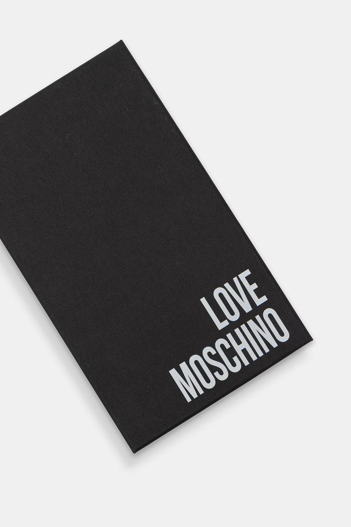 Love Moschino pokrowiec na telefon damski z imitacji skóry JC5645PP1PLC0000 czarny