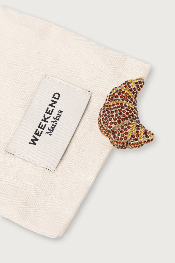 Akcesoria Weekend Max Mara Broszka damska WKAFALLA 2625756115600 niebieski