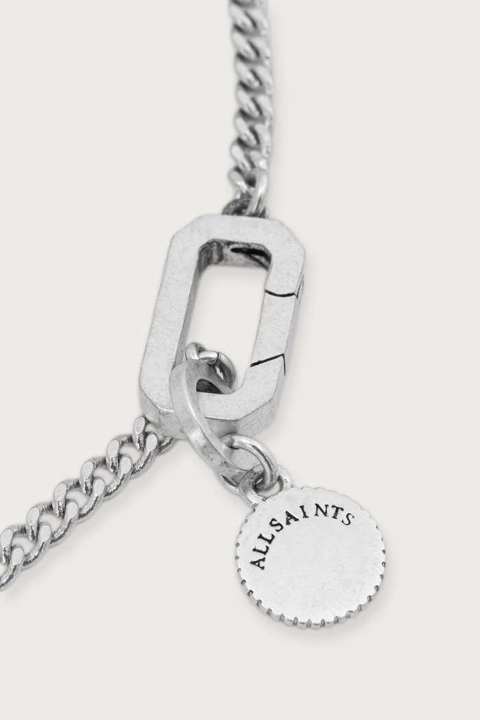 AllSaints bransoletka damska metalowa 597768TWO986 srebrny AW26