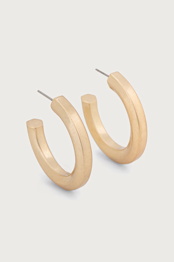 AllSaints kolczyki damskie metalowe 597756GLD719 złoty AW26
