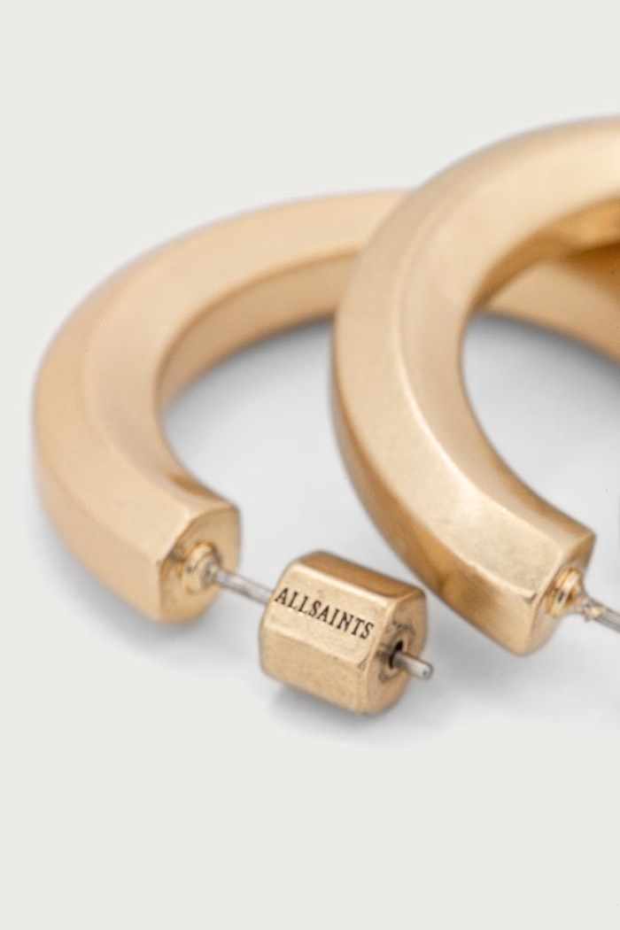 Akcesoria AllSaints kolczyki damskie metalowe 597756GLD719 złoty