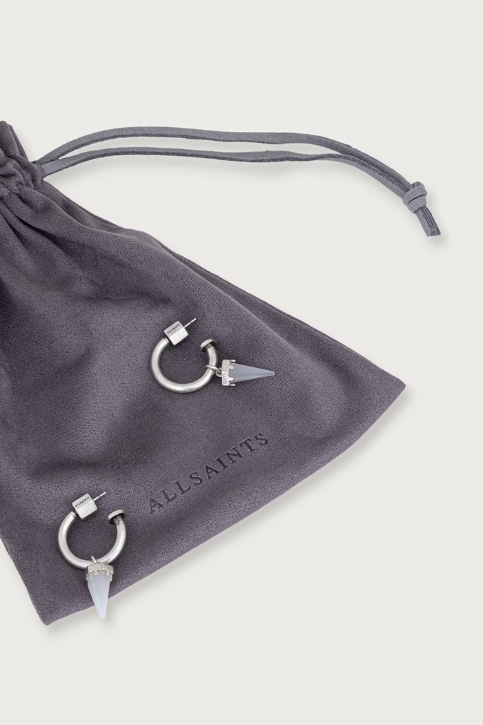 Akcesoria AllSaints kolczyki damskie 597750SLV197 srebrny