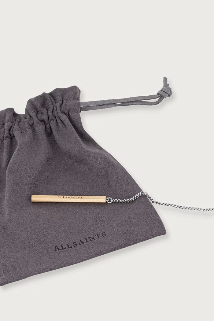 Akcesoria AllSaints naszyjnik damski 597738TWO985 srebrny