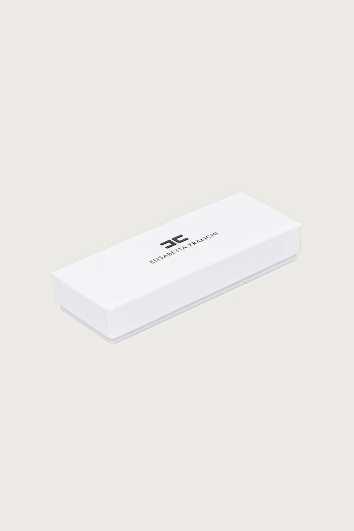 Elisabetta Franchi Kolczyki damskie mosiężne OR54A67E2 złoty AW26
