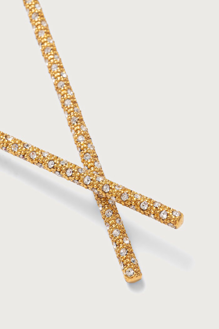 Elisabetta Franchi kolczyki damskie metalowe OR49A66E2 złoty AW26
