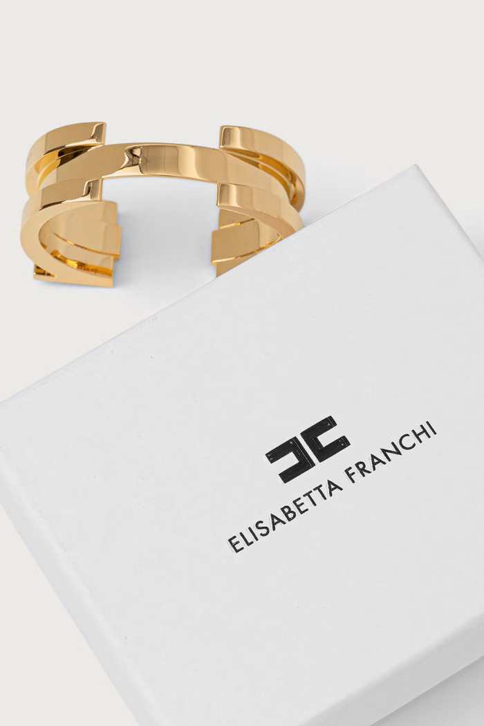 Akcesoria Elisabetta Franchi bransoletka damska metalowa BC04B66E2 złoty