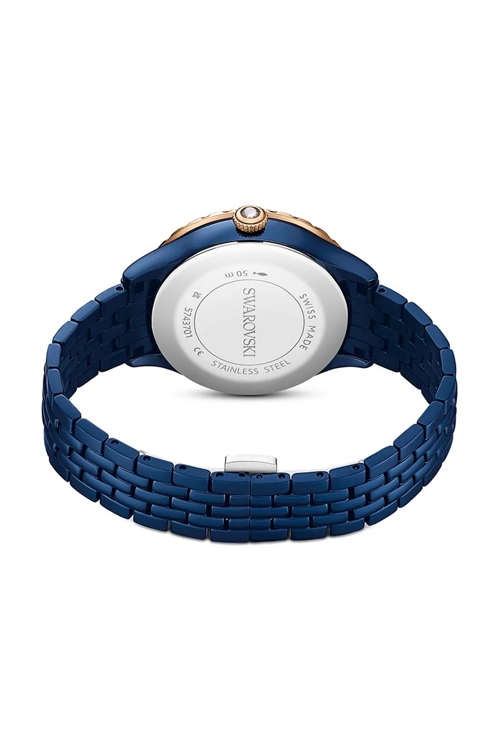 Αξεσουάρ Swarovski ρολόι γυναικείο OCTEA 5743701 σκούρο μπλε