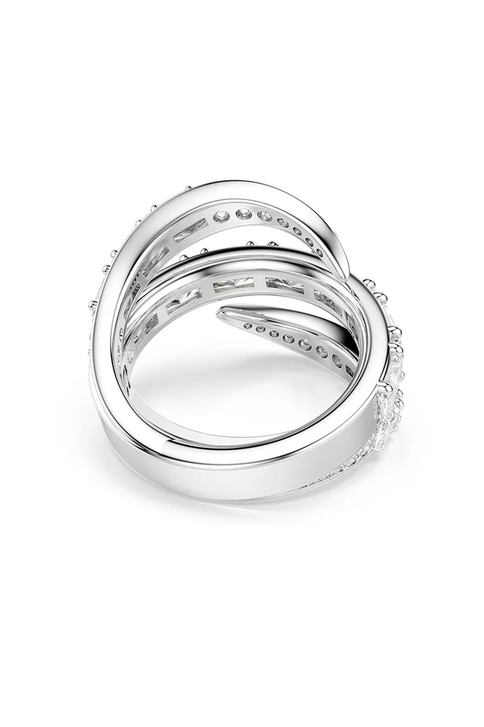 Swarovski δαχτυλίδι γυναικείο μεταλλικό ζιργκόν VIENNA 5762205 ασημί AW26