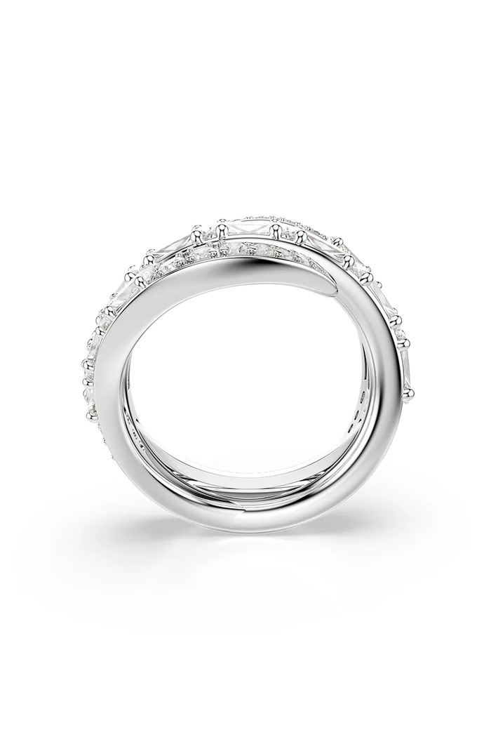 Swarovski δαχτυλίδι γυναικείο μεταλλικό ζιργκόν VIENNA ασημί 5762205