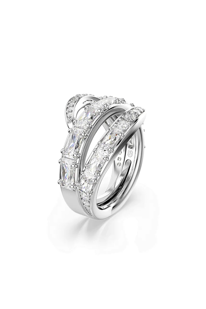 Аксесоари Swarovski пръстен дамски кристал Swarovski VIENNA 5762204 сребърен
